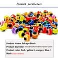 thumbnail image 2 of 100pcs/60pcs/50pcs Durable Mixed Color High Quality Fish Eye Fishing Beads Nice-Designed Fly Tying Material 4mm/5mm/6mm/8mm/10mm/12mm 6MM-100PCS, 2 of 8