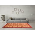 thumbnail image 3 of Ahgly Company Indoor Rectangle Abstract Orange Modern Area Rugs, 5' x 7', 3 of 4