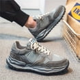 thumbnail image 3 of Men'S Low-Top Breathable Running Sneakers - Hong Kong Style Minimalist Sneakers with Cushioned EVA Insole & Arch Support, Arch Cushioning Technology, Durable Rubber Sole - Lightweight Gym, 3 of 8