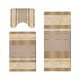thumbnail image 2 of Bathroom Mat Set, 3 Piece Rubber Absorbent Floor Rug with Non-Slip Backing, Quick Dry Toilet Mat for Shower Room, 2 of 7