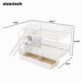 thumbnail image 2 of Harper & Bright Designs Full Over Full Bunk Bed with Slide and Storage Staircase, Full Size Solid Pine Wood Bunk Bed Frame with 2 Drawers and Guardrail, White, 2 of 11