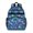 Football and Splash Blue Pattern, variant on Football and Splash Blue Pattern Cute School Backpack Bag for School with Padded Back and Adjustable Shoulder Straps 15.25"x11.5"x5.25"