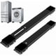 thumbnail image 1 of Washing Machine Base With Brake, Adjustable Mobile Base For Washing Machine, Tumble Dryer, Refrigerator, Load 300kg, Black, 1 of 5