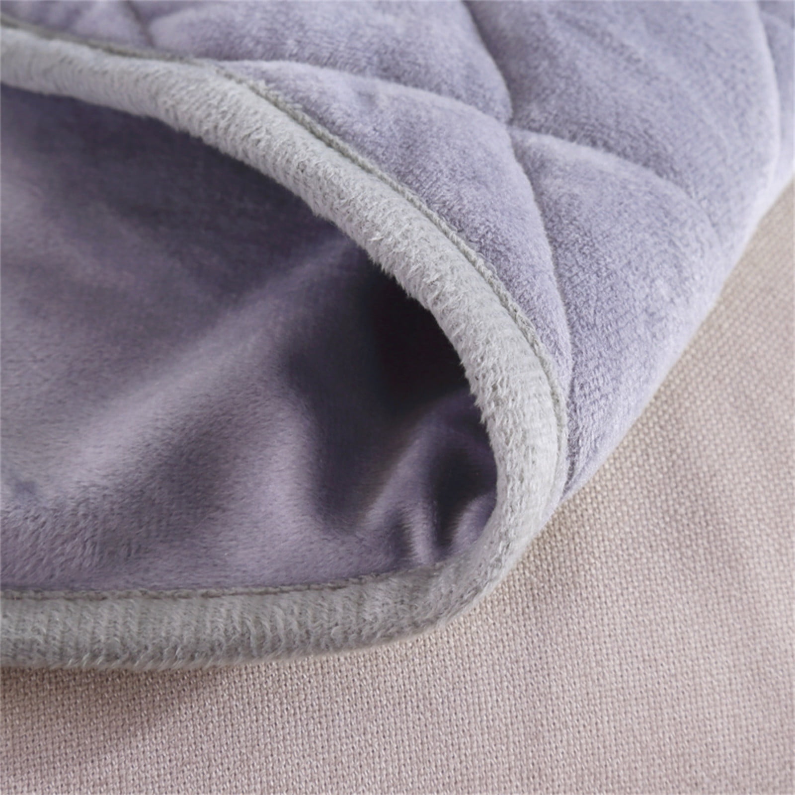 Portable USB Heated Blanket Battery Operated, USB Heated Blanket 3 Heating Levels Without Battery Pack, Plush Flannel Wearable Electric Heated Blanket, 3Hrs Auto Off&Overheat Protection 75x120cm