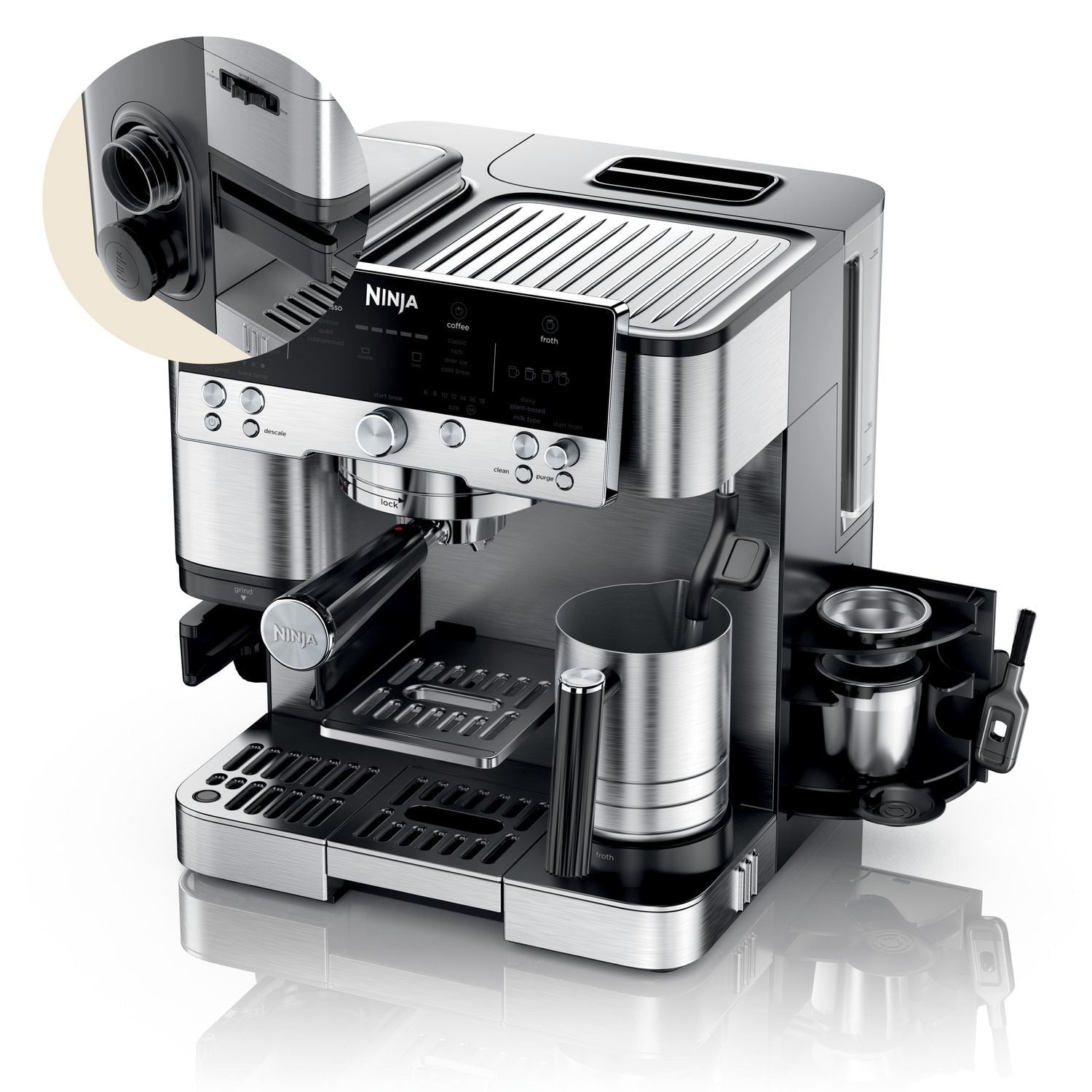 Ninja Luxe™ Café Premier Series 3-in-1 Espresso, Coffee and Cold Brew Machine