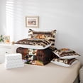 thumbnail image 6 of Castle Fairy Animal Horse Twin Bedding Sets 7-Piece for Female Men Women,Bohemian Tribal Aztec Bedding Comforter Set Microfiber,Farmhouse Cow Print Breathable Sheet Sets,Breathable Home Decor, 6 of 6
