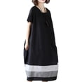 thumbnail image 3 of Vestido de verano Sunnimix para mujer Ligero Estilo Vintage Oversize Casual, 3 of 7