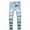 Blue, variant on Tiijoy Little Boys Skinny Fit Ripped Jeans Kids Trendy Streetwear Denim Pants, Sizes 6-7