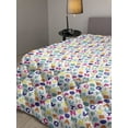 thumbnail image 2 of Alphabet Down Alternative Comforter, Pattern of Animals and First Letters Learning Themed Image, Microfiber Quilt for All Season, 5 Sizes, Multicolor, by Ambesonne, 2 of 3