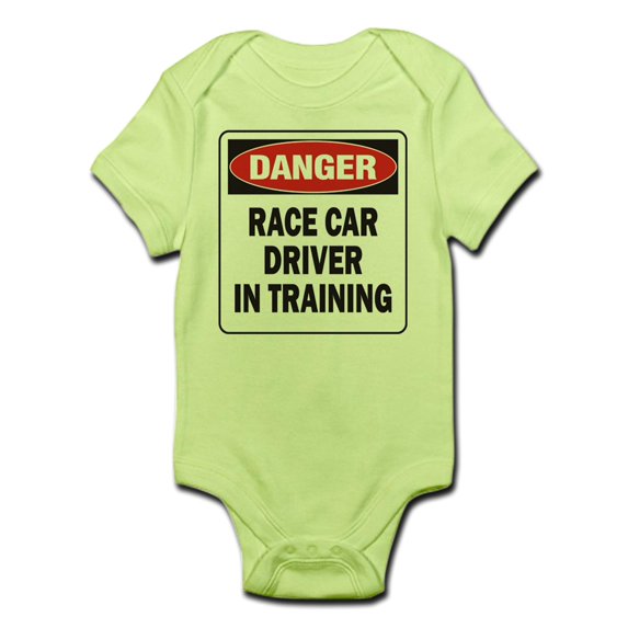 CafePress - Race Driver Infant Bodysuit - Baby Light Bodysuit