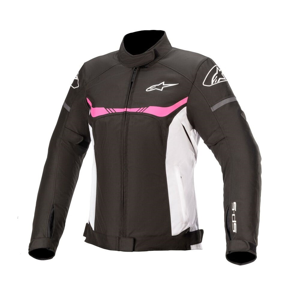 Alpinestars Womens Stella T-SPS Waterproof Jacket - Black/White/Fuchsia ...