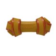thumbnail image 3 of Nylabone Rawhide Alternative Peanut Butter Knot Bone Dog Chew Toy, Medium, 3 of 9