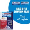 Maximum Strength Mucinex Fast-Max Day Severe Congestion & Cough & Nightshift Night Cold & Flu, Fast Release, Powerful Multi-Symptom Relief, 40 caplets (24 Day time + 16 Night time)