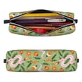 thumbnail image 2 of Rocae Snake And Floral for Pen and Marker Pouch with Zipper for Men and Women, Stationery Bag Pen Holder for Work and Office, 2 of 9