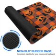 thumbnail image 6 of Long Mouse Pads for Desk,Checkered Pumpkin Halloween Pattern Desk Mats on Top Of Desks, Desk Mouse Pad Extra Large with 3mm Non-Slip Base and Stitched Edge for Gaming,Office,Work,Home 31.5"x15.7", 6 of 6