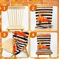 thumbnail image 4 of Fall Chair Covers Set of 6 Thanksgiving Dining Protector Stretch Autumn Pumpkin Truck Maple Leaves Slipcovers Removable Washable for Dining Hotel Party Wedding, 4 of 6