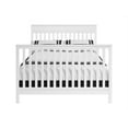 Oxford Baby Castle Hill 4in1 Convertible Crib, Barn White, GREENGUARD