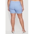 thumbnail image 4 of Women's Plus Size Solid Hyperstretch Pull On Shorts, 4 of 4
