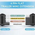 thumbnail image 2 of Extensión de cable para remolque Tecreddy, 12 m, 4 pines, 18 AWG, con cubierta antipolvo, 2 of 7
