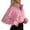 Pink, variant on Patlollav Winter Women's Half Zipper Cropped Sweatshirts Casual Long Sleeve Tops With Thumb Hole