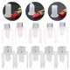thumbnail image 2 of 1 pieza o 3 unids/set de molde de lápiz labial de silicona de tubo de marca para relleno DIY, molde de lápiz labial de sílice de una sola cavidad, juego de herramientas de anillo de aluminio Gao Jinjia LED, 2 of 2