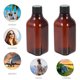 thumbnail image 4 of 5 botellas de viaje, contenedores de artículos de tocador, botellas de plástico, botellas recargables con tapones de rosca para loción de champú (200 ml), 4 of 4