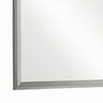 thumbnail image 4 of 46 Inch Transitional Rectangular Wood Frame Mirror, Gray, 4 of 6