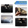 thumbnail image 2 of ALAZA Dragon Mandala Windshield Sun Shade Car Foldable Visor Block UV Rays Protector 55"x27.6", 2 of 8