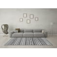 thumbnail image 3 of Ahgly Company Indoor Square Solid Gray Modern Area Rugs, 6' Square, 3 of 4