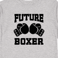 thumbnail image 4 of Inktastic Boxing Future Boxer Boys or Girls Long Sleeve Toddler T-Shirt, 4 of 5