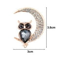 thumbnail image 6 of Hyasfey Owl Faux Brooch Cute Vintage Fashion Dress Coat Accessories Jewelry Sturdy Brooch Pin for Women, 6 of 8