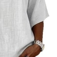 thumbnail image 4 of Women's 3/4 Sleeve Round Neck Blouse Casual Summer Top, 4 of 5