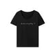 thumbnail image 1 of Camiseta para mujer con cuello redondo y ajuste regular, camiseta básica suave para deportes, trabajo, playa SG, 1 of 7