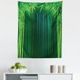 thumbnail image 1 of Bamboo Tapestry, Stems with Leaves Exotic Lands Fantasy Garden Ecology Theme, Fabric Wall Hanging Decor for Bedroom Living Room Dorm, 5 Sizes, Apple Green Dark Green, by Ambesonne, 1 of 1
