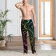 thumbnail image 2 of Balery Rainbow Glitter Pantalones de pijama para hombre, pijama ultraligero, pantalón de descanso-X-Large, 2 of 6