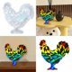 thumbnail image 2 of Rooster Statue Silicones Candle Molds for Candle Soap Home Decoration Epoxy Resins Silicones Molds for Gypsum Decoration, 2 of 4