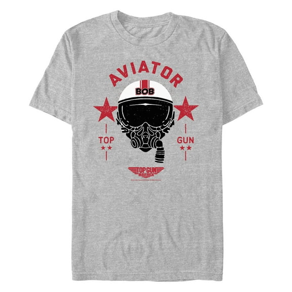 Men's Top Gun: Maverick Aviator Bob Helmet Graphic T-Shirt