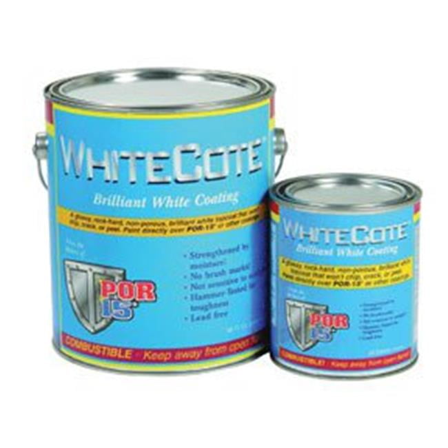 POR15 POR43404 2K Urethane Paint, White, Quart