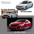 thumbnail image 5 of 2PCS Carbon Fiber OX Horn Rear View Mirror Cover Cap -for Honda Civic 2016-2020, 5 of 6