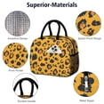 thumbnail image 4 of Womens Yellow and Black Of Leopard Print Lunch Box for Work,Insulated Lunch Bag for Women,Loncheras Para Mujer,Leakproof Adult Lunch Bag for Work,Beach,Travel,Picnic,Camping, 4 of 7