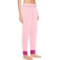 thumbnail image 3 of Hanes Women's Long Sleeve Waffle Henley & Jogger Pants Sleep Set, 3 of 4