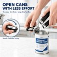 thumbnail image 6 of ARIAGLINT Duty Stainless Steel Manual Can Opener, Smooth Edge Safe Cut Can Opener with Oversized Comfort Turn Knob, Multifunctional Kitchen Can & Bottle Opener, Upgraded Food-Safe Kitchen Gadget, 6 of 7