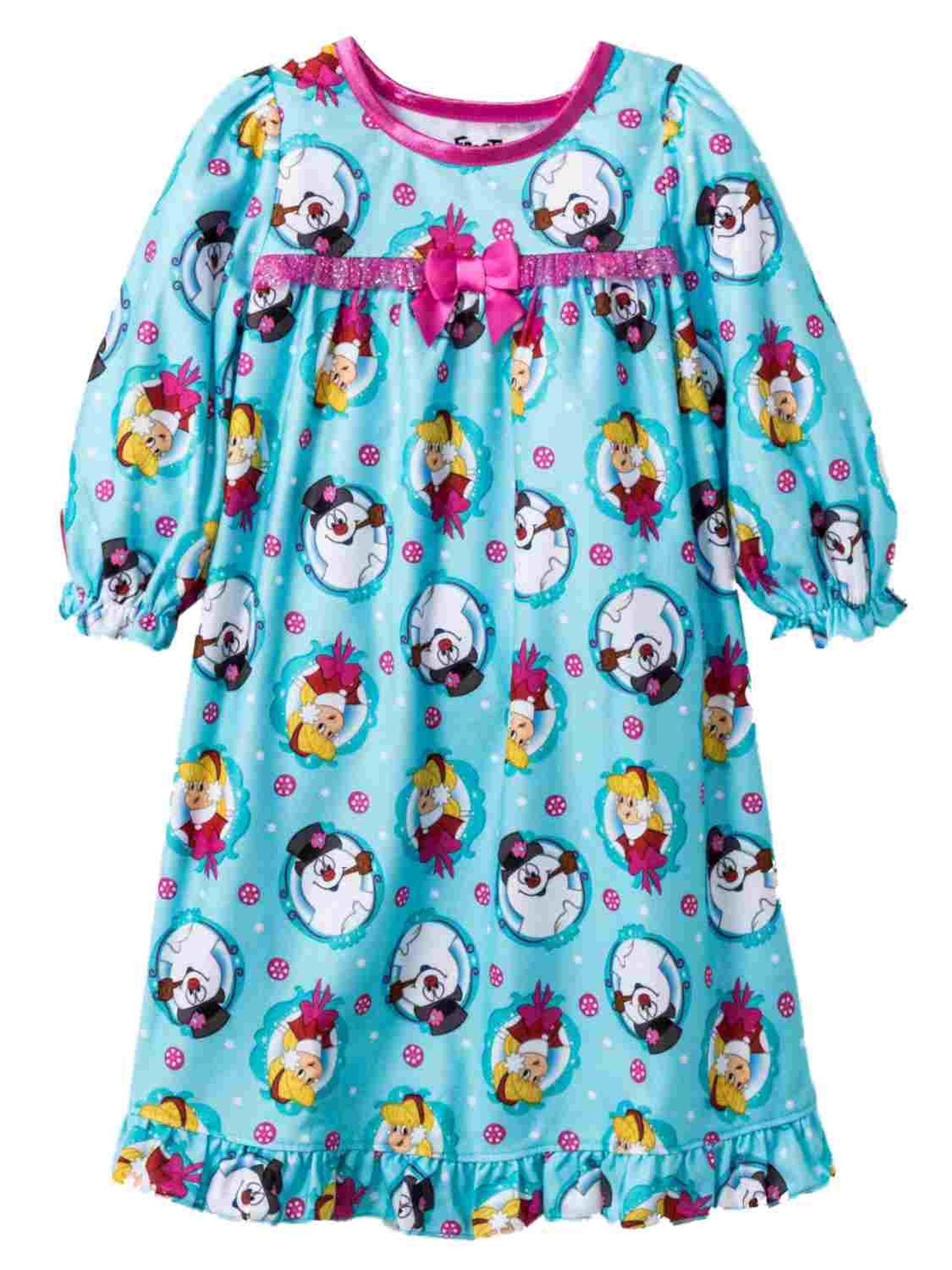 Frosty the Snowman Baby Girls Nightgown Blue