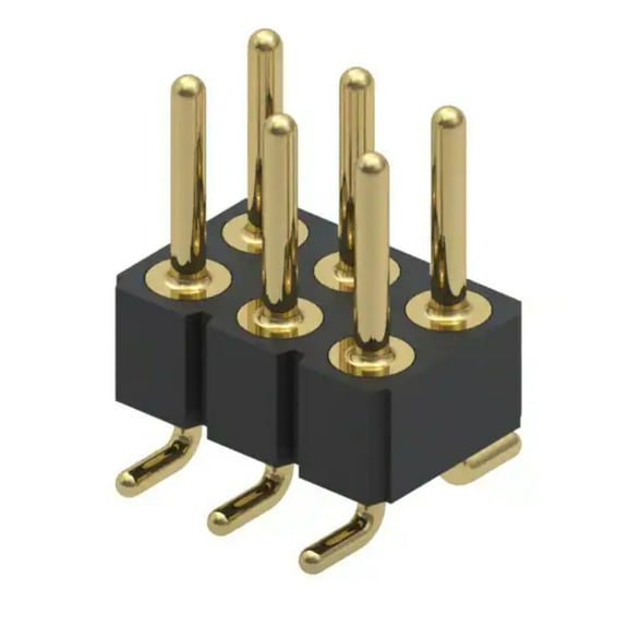 Pack of 5 802-10-006-30-001000 Connector Header Surface Mount 6 position 0.100 (2.54mm) :RoHS