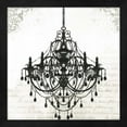 thumbnail image 2 of Metaverse R949804-0120000-AEAAAAEAN4 13.25 x 13.25 in. Black Chandelier II Framed Wall Art by PI Galerie, 2 of 2