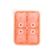 thumbnail image 2 of Naiovety Molde de cubitos de hielo con forma de Animal de silicona, Color sólido Flexible, 4 rejillas, herramienta de moldeo de molde de helado Mostrada Rosa, 2 of 6