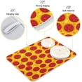 thumbnail image 3 of riloi Pepperoni Pizza Funny Dish Drying Mat 16x18 for Kitchen Counter Decor Cute Food Unique Fast Absorbent Tableware Dishes Pad Baby Bottle Rack Drainer Mats Heat Resistant Kitchen Accessories, 3 of 6