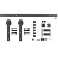 thumbnail image 2 of HomCom Modern 8' Interior Sliding Barn Door Kit, 2 of 2