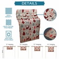 thumbnail image 6 of Christmas Tree Table Runner 72 Inches Long Farmhouse Dress Scarves, Buffalo Plaid Xmas Elk Snowflake Vintage Dining Tablerunner for Coffee Table/Kitchen Island/Party Décor, 13" x 72", 6 of 8