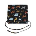 thumbnail image 1 of Children Chair Seat Booster Baby Raiser Cushion Removable Soft Cushions Cute Style Comfortable Feeding Table Toddler Highchair Pad Black, 1 of 9